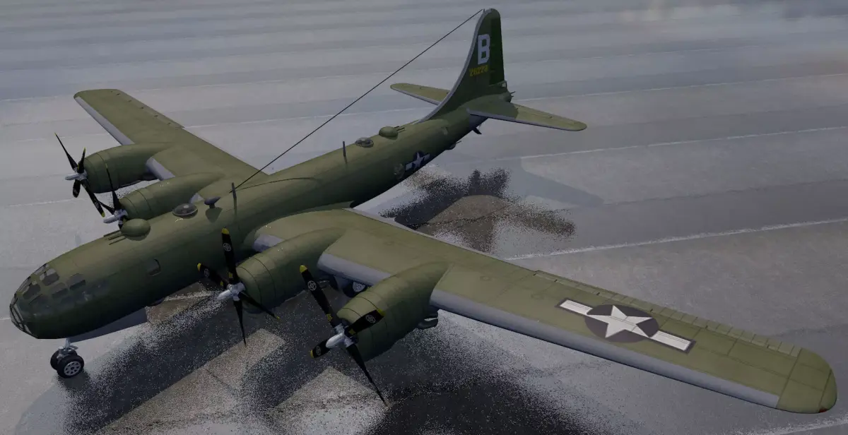 Boeing B-29 Superfortress 3D model by chipbasschao