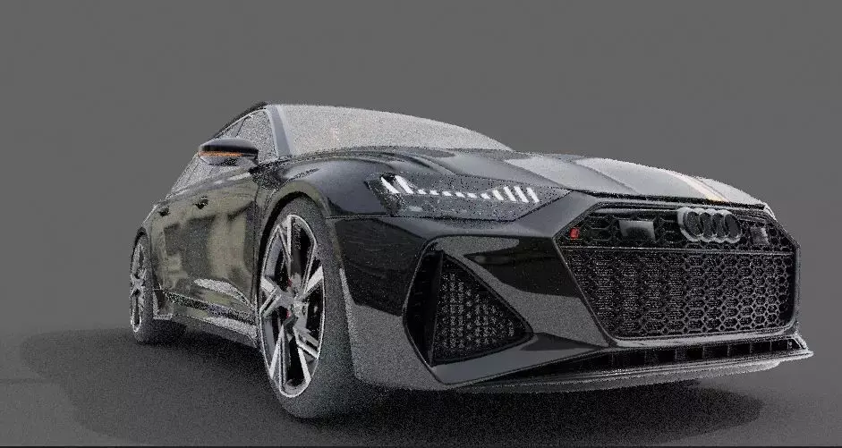 audi rs advant Free low-poly 3D model