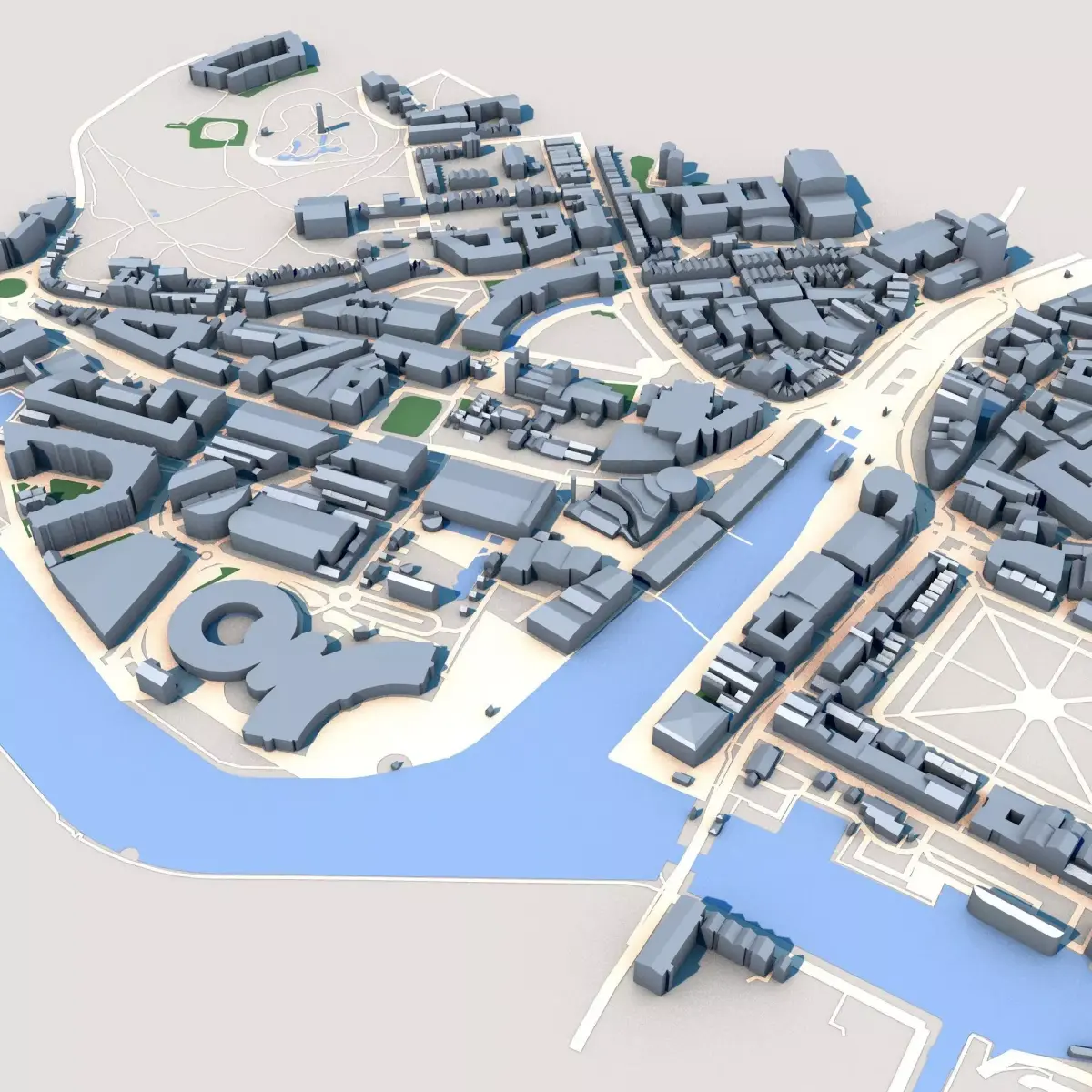 Bristol Cathedral England 3D model