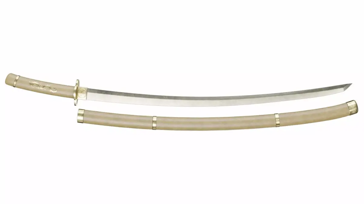 Tachi japanese samurai sword 3D model