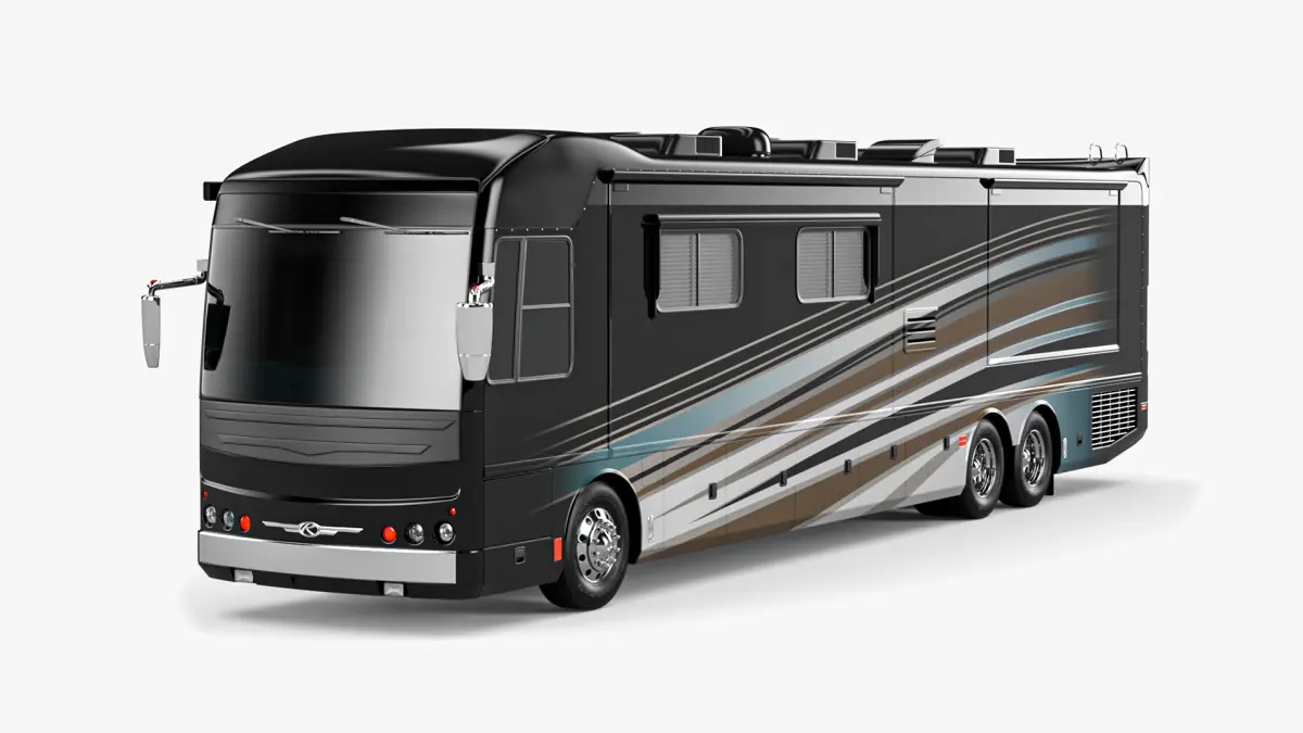 Luxury Motorhome RV Coach 3D model