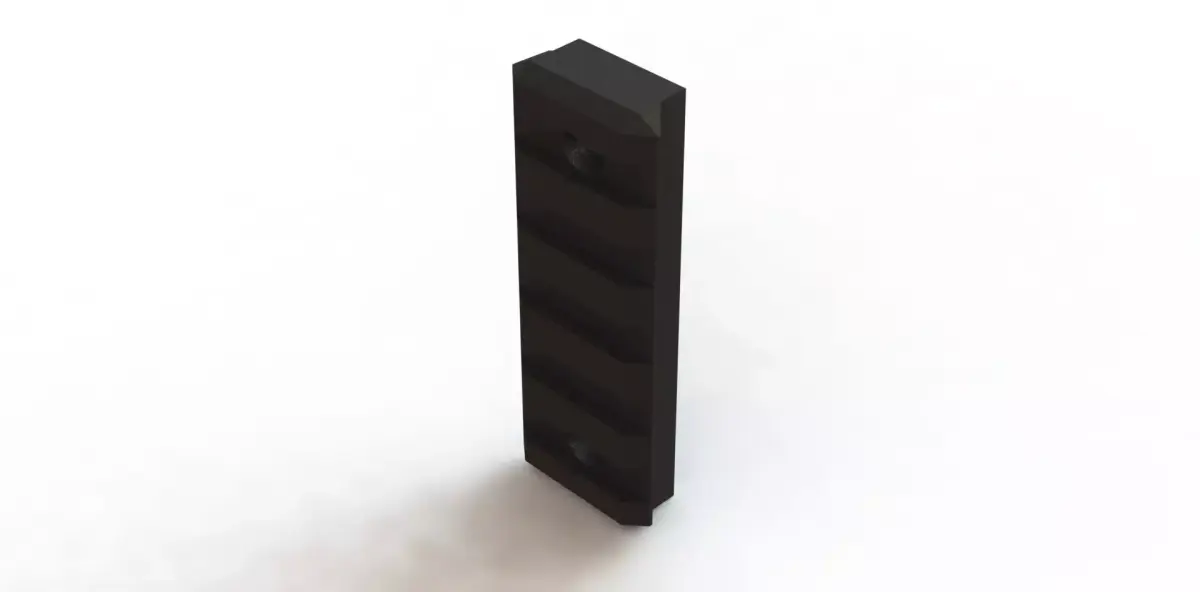 Trilho Picatinny 5 Keymod Rail 3D model