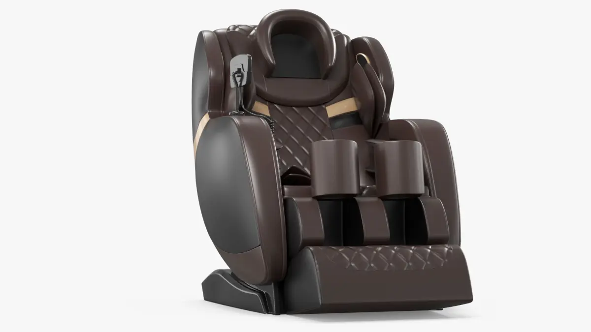 Home Spa Massage Recliner Brown 3D model