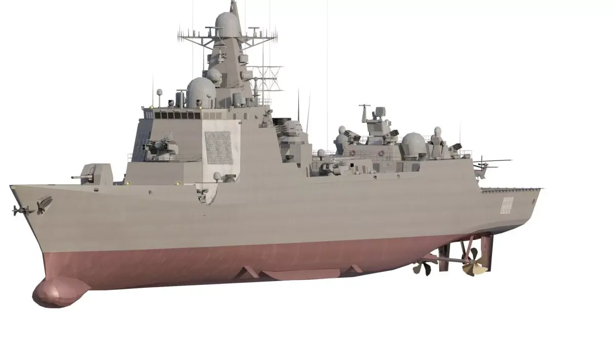 GREEK NAVY MODERN STEALTH DESTROYER 3D model