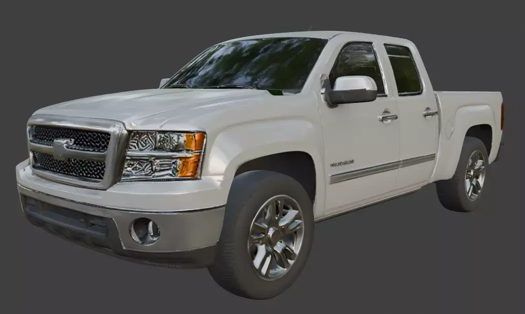 Pickup Truck 3D Model 3D model order