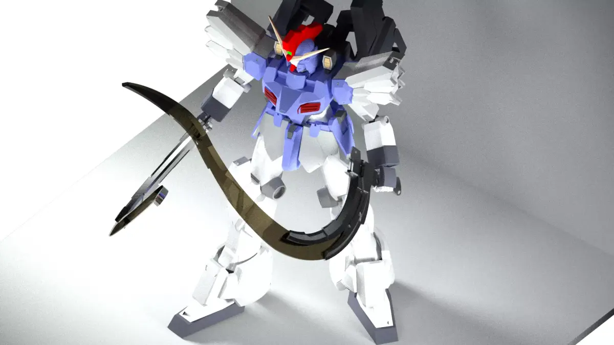 Gundam sandrock custom pose free Download Free 3D print model