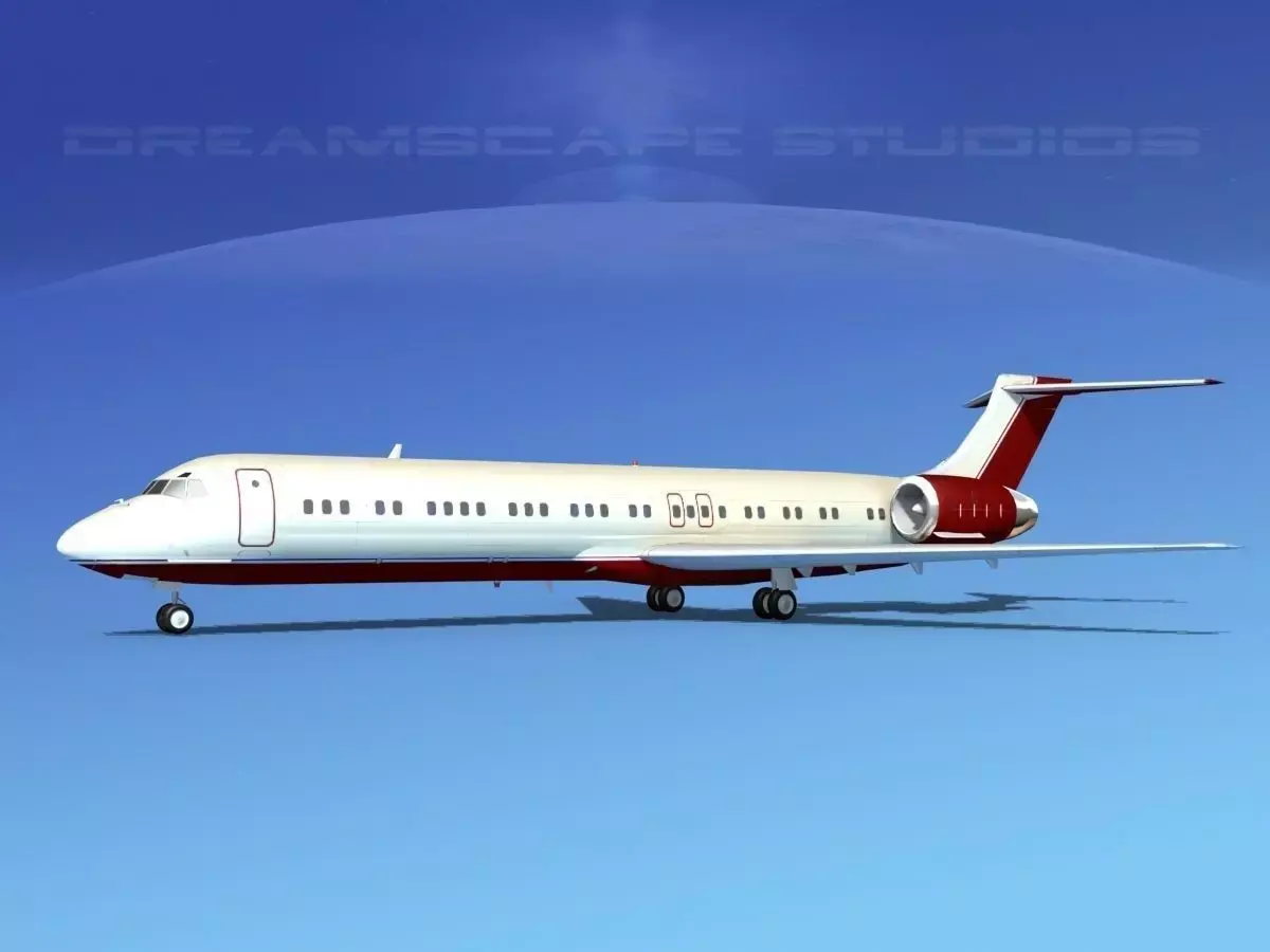 McDonnell Douglas MD-87 Corporate 7 3D model