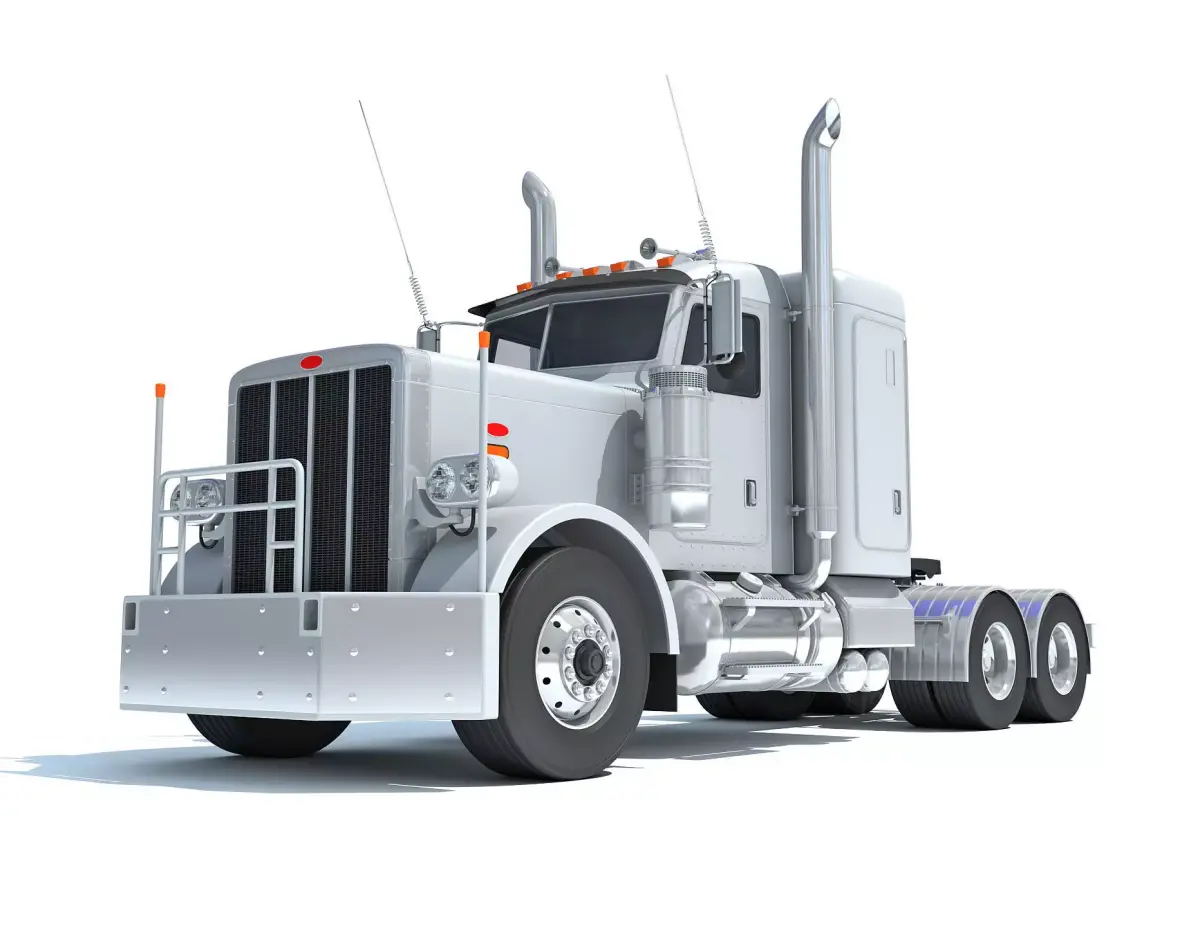 Generic Semi Truck Sleeper Cab 3D model