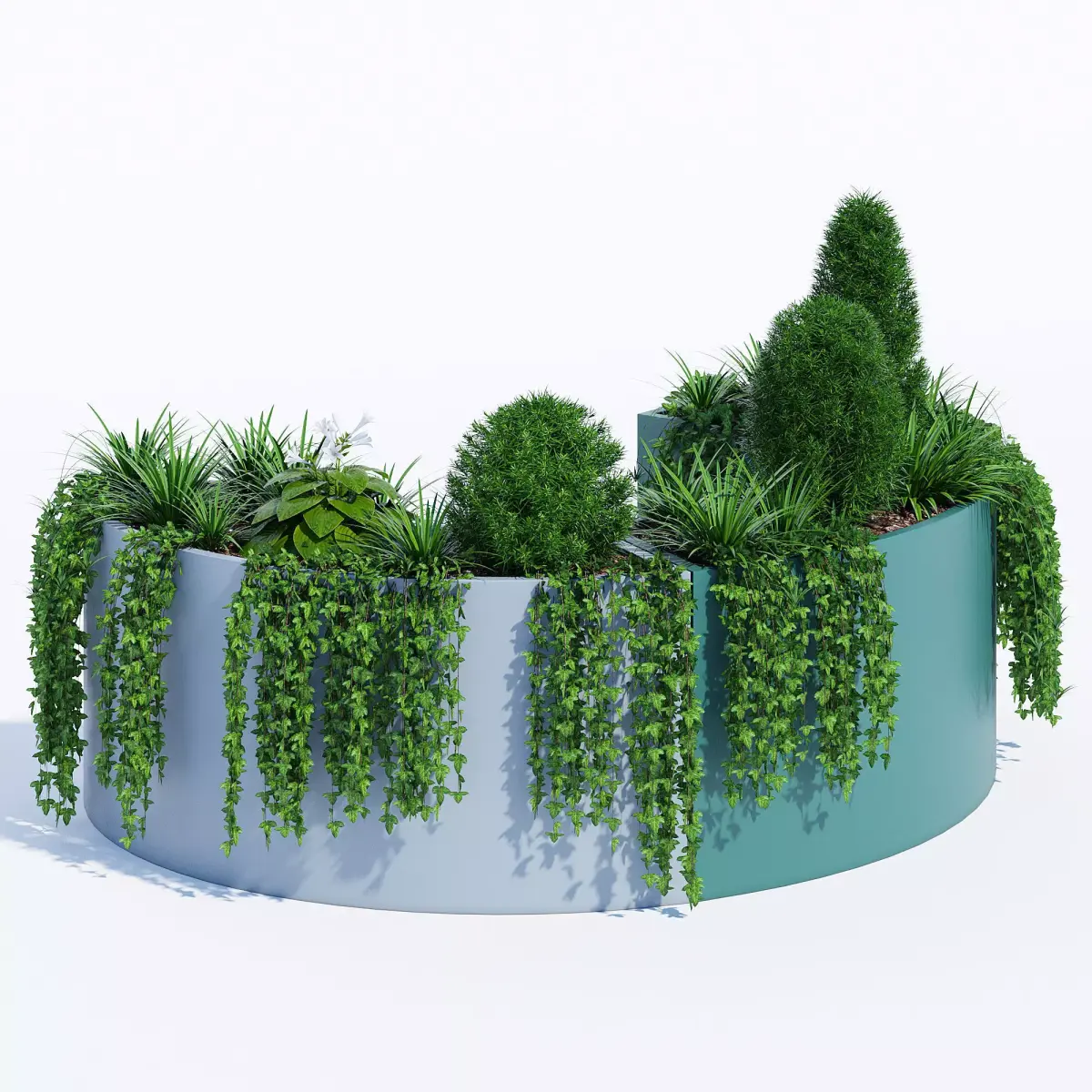 Modular Planters part 2 3D model