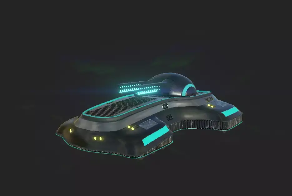 Sci Fi Tank 3D model purchase