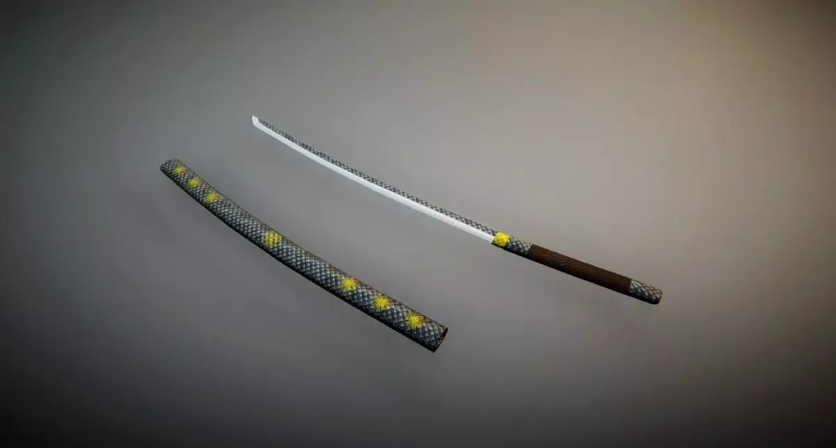 UKit KatanaSaya Low-poly 3D model