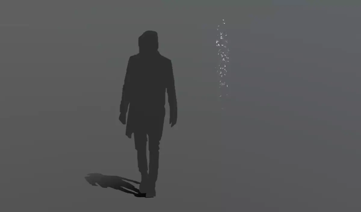FeatherShootDown 150 Low-poly 3D model