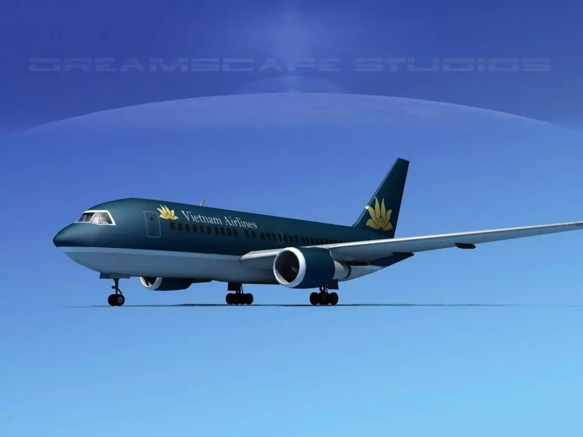 Boeing 767-100 Vietnam 3D model