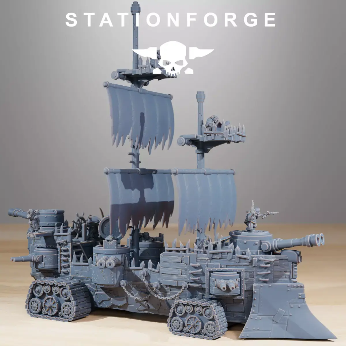 Gobs Pearl Battle Ship 3D print model