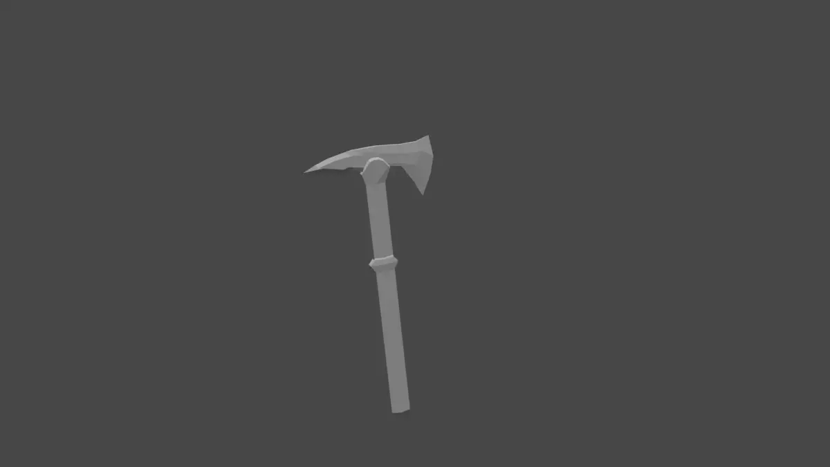Climbing Hatchet Free low-poly 3D model