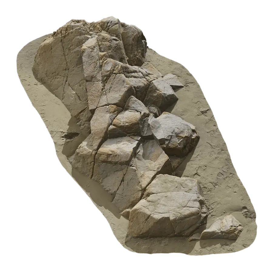  Large Chunky Beach Rock Model  purchase