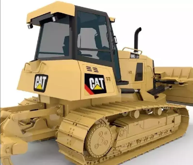 Cat D6k2 lgp  Low-poly 3D model