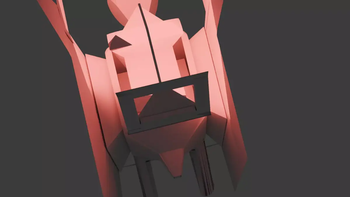Lowpoly Spaceship  Free low-poly 3D model