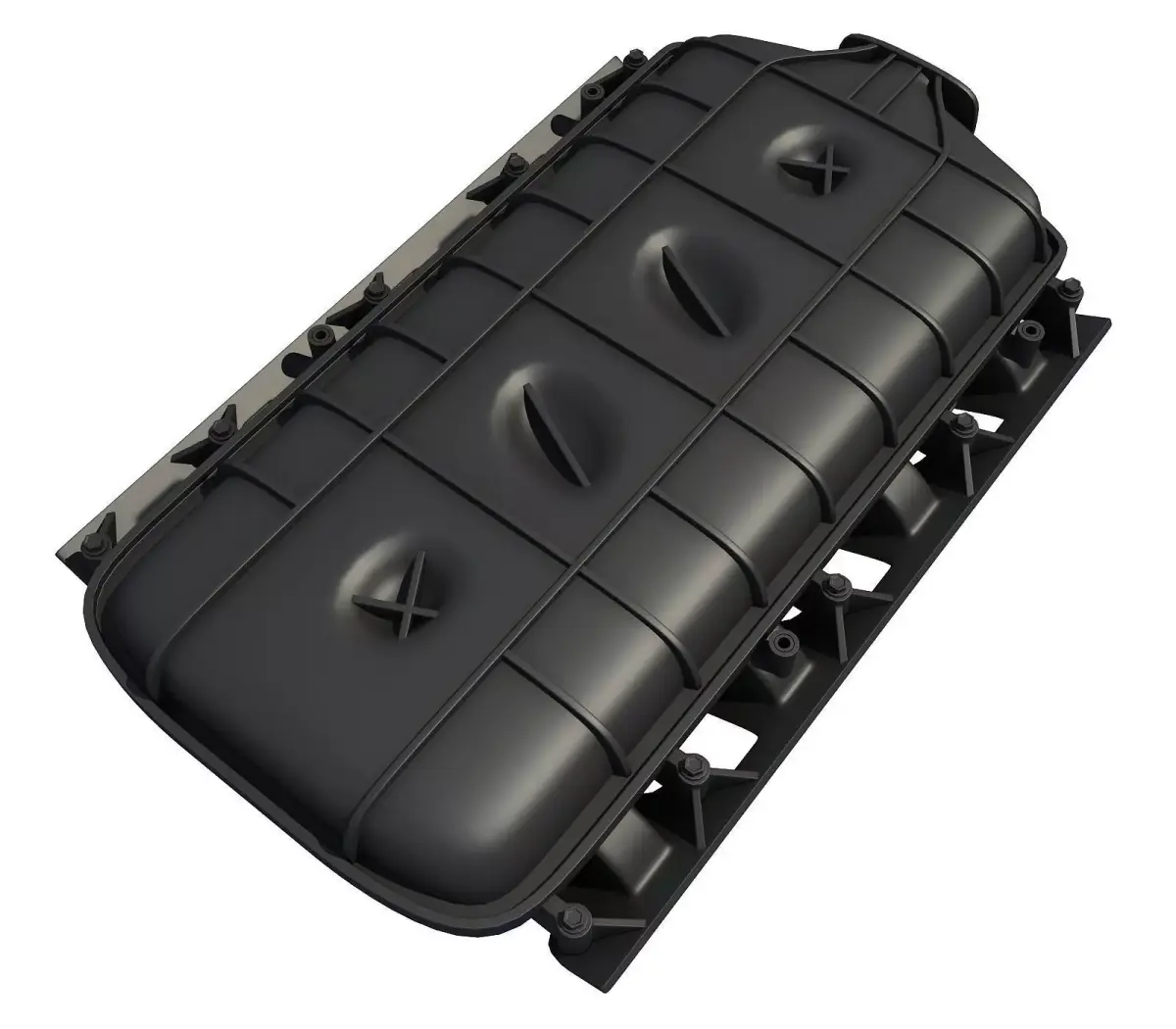 Black Car Engine Cover 3D model