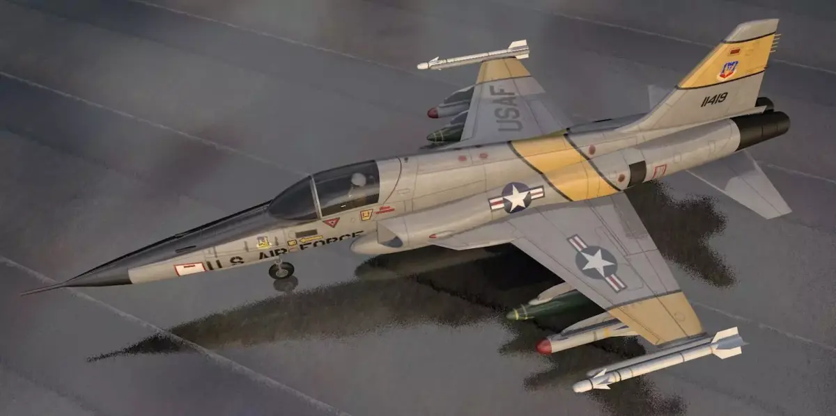 Northrop F-5E Tiger II  3D model