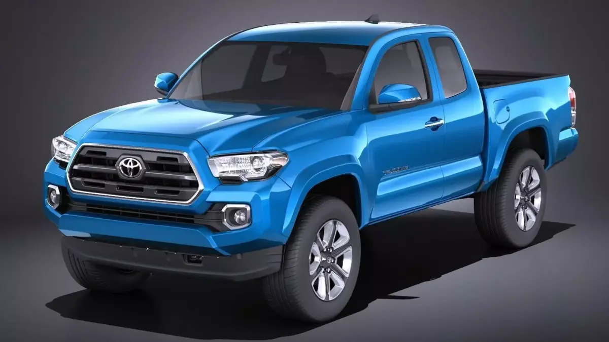 Toyota Tacoma Short Cab 2018 VRAY 3D model