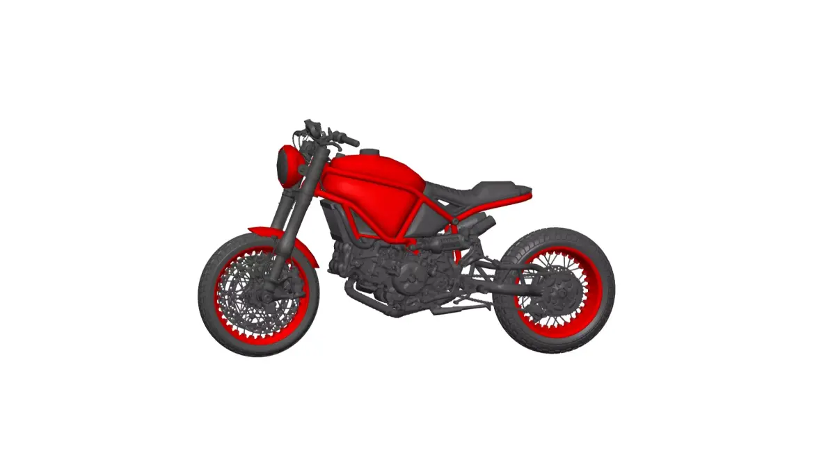Ducati Scrambler 3D model purchase