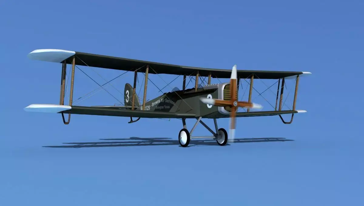 Airco DH-4 Browns Air Service 3D model