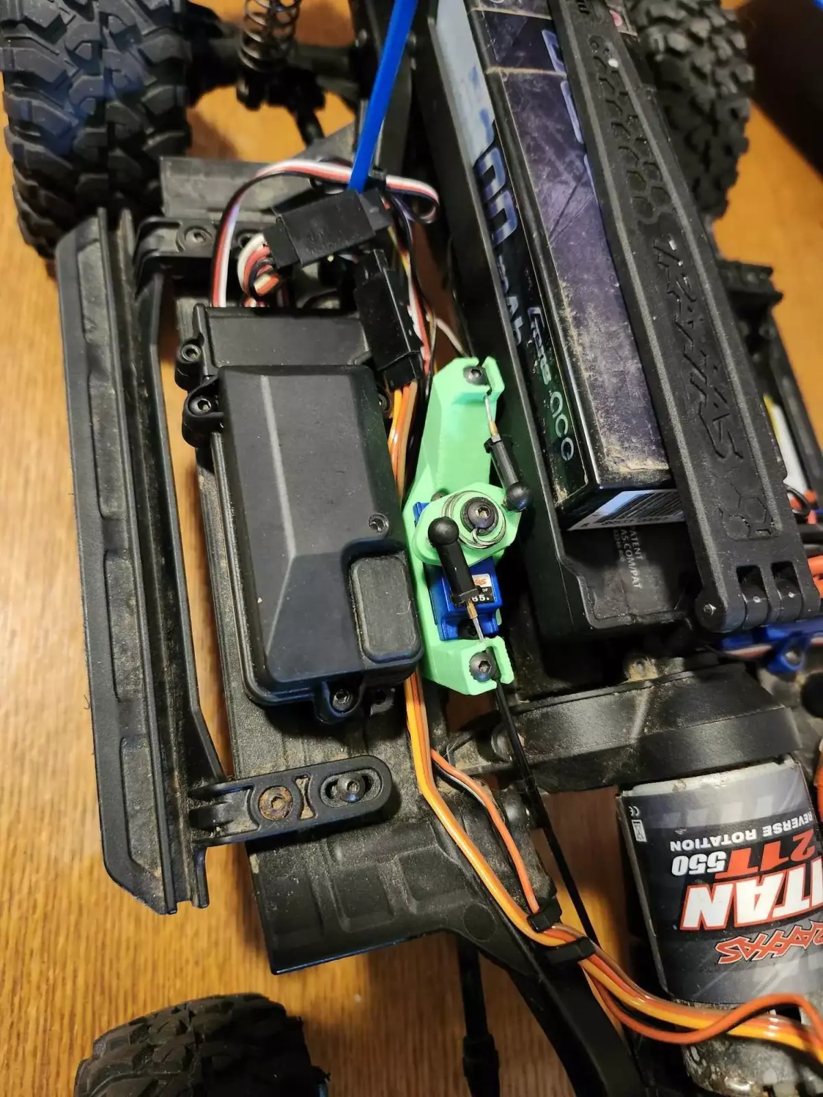 Traxxas TRX4 Servo Eliminator 3D print model