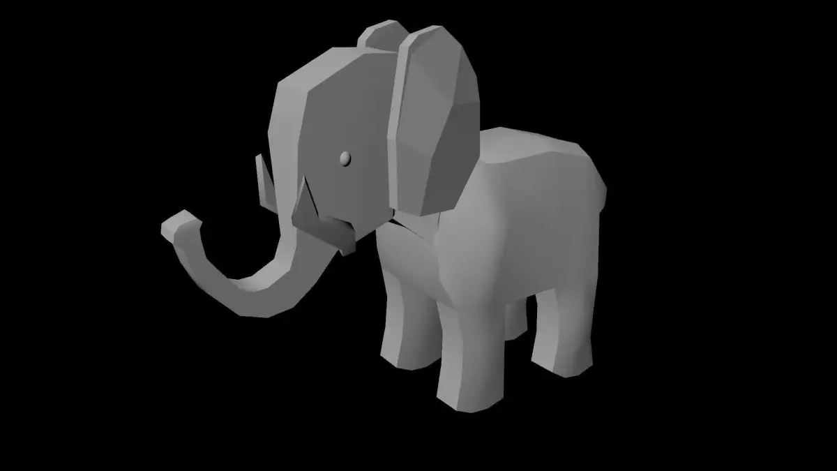 Elephant Free 3D model get