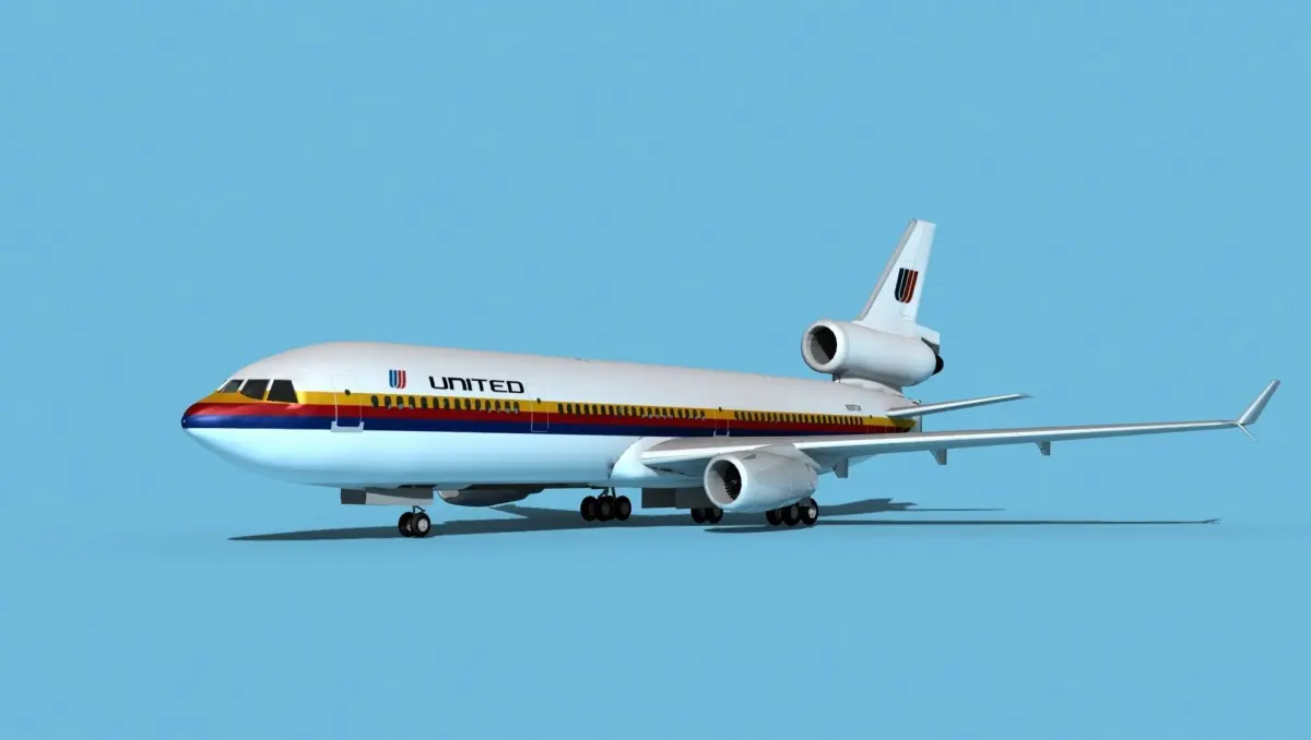 McDonnell Douglas MD-11 United 1 3D model