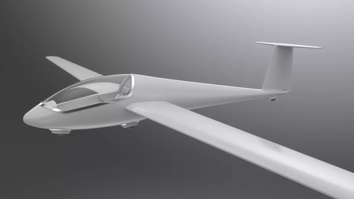 glider 3D print model