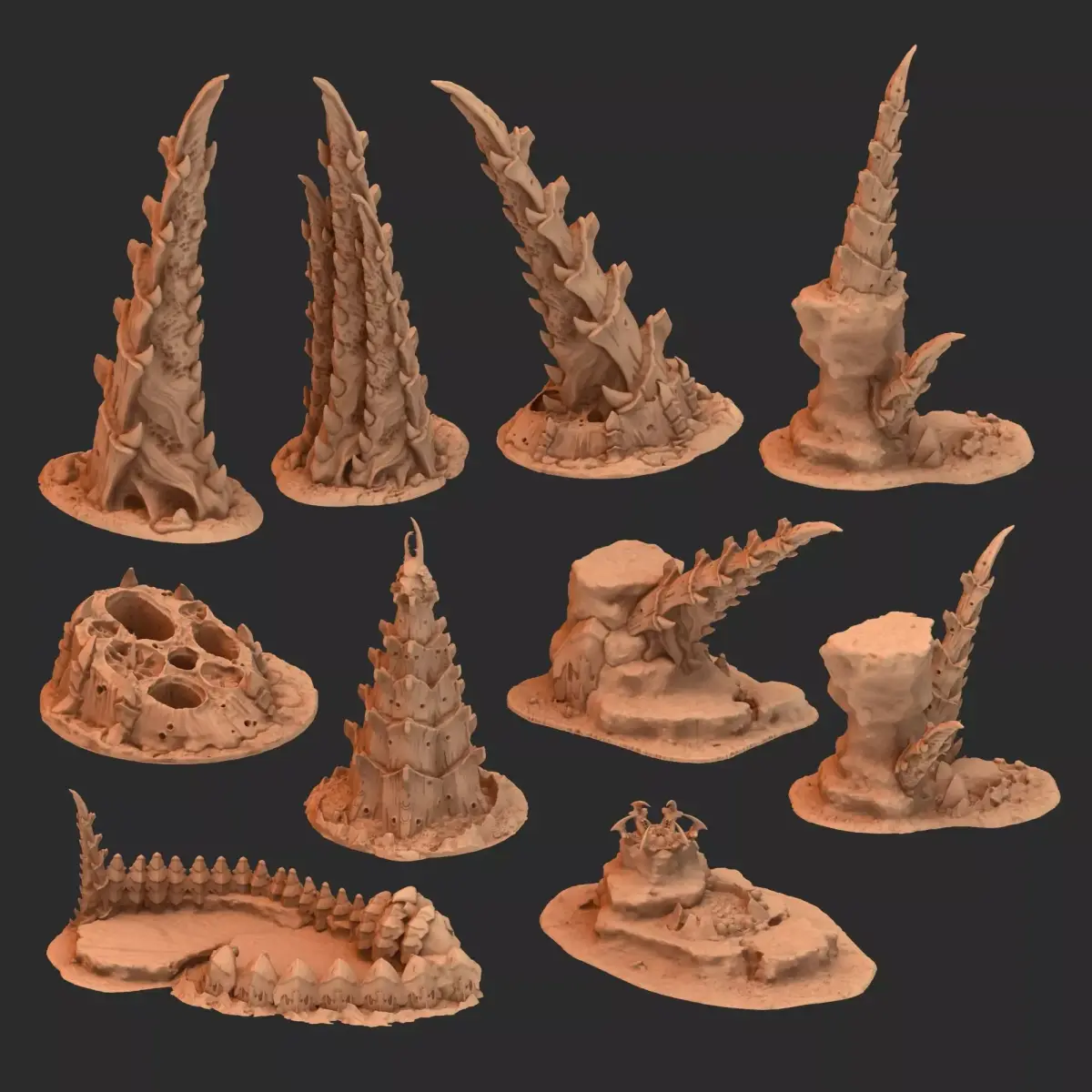 Tyty bug party terrain remix Part 4 Free 3D print model Free 3D print model