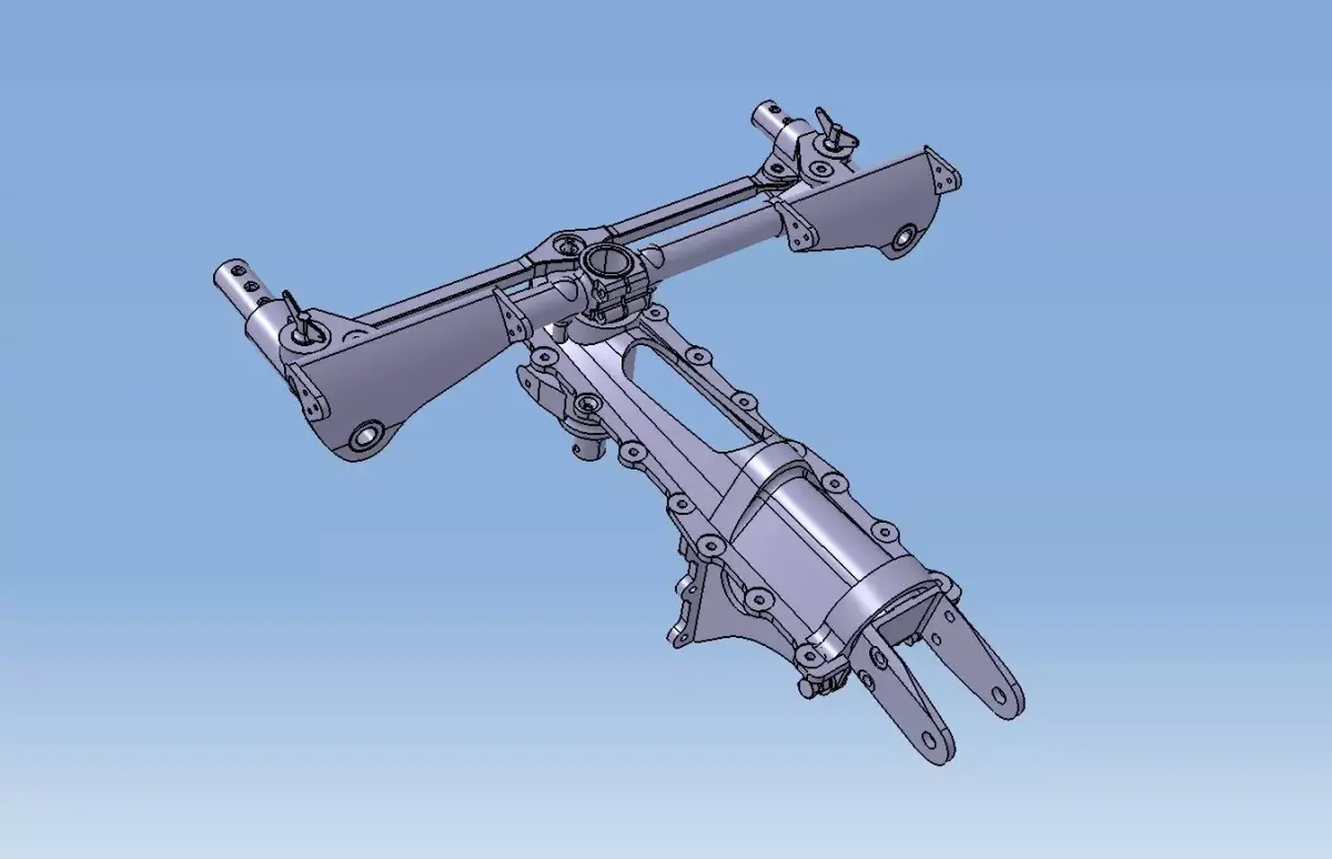 Rudder pedals MiG-21 3D model