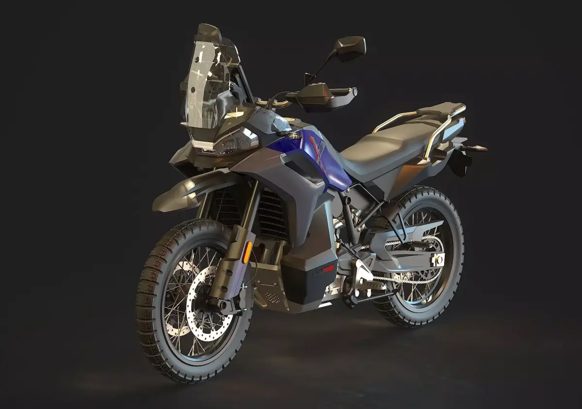 Base model CF Moto 800 MT X 2025 3D model