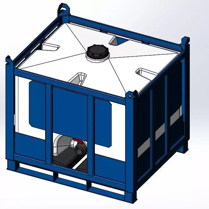 Assmans-ACO Container - Pallet Tank - PTC-125 3D model