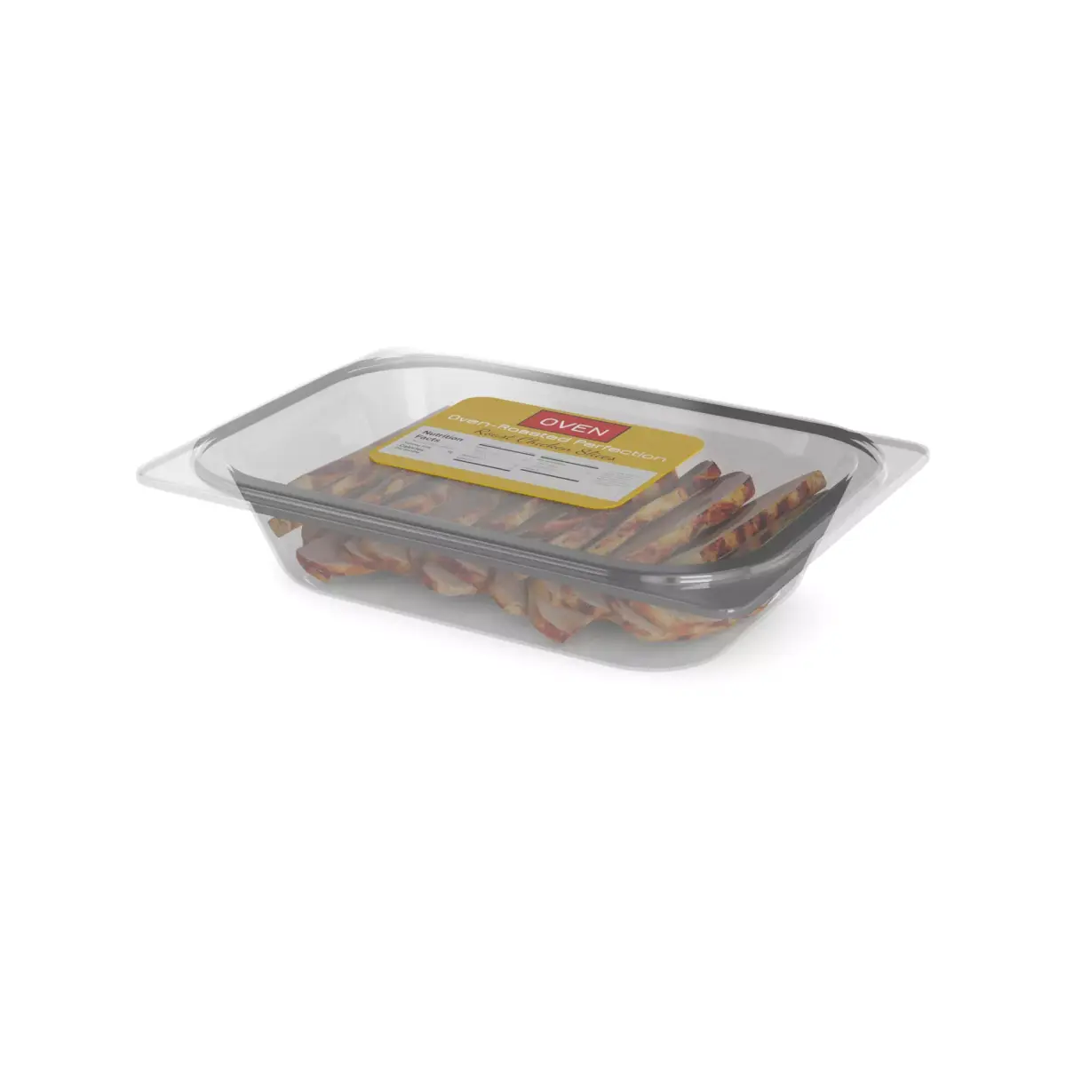 Dried meats Roast Chicken Slices 3D model