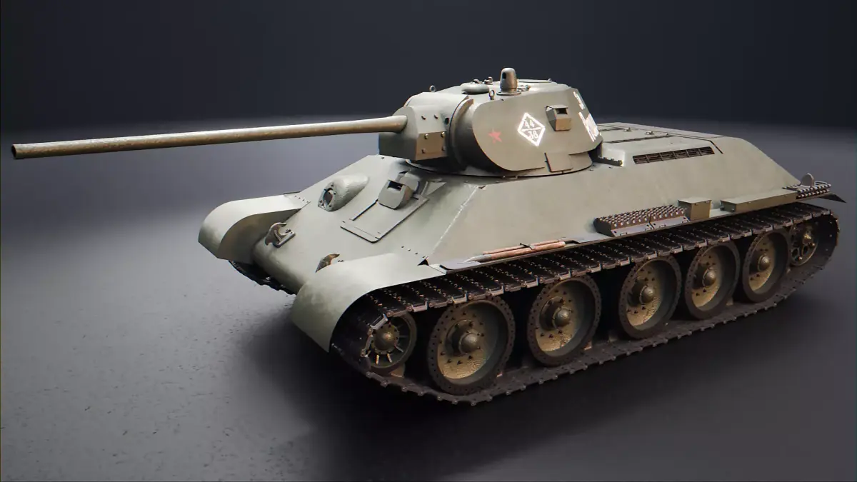 T-34 - WW2 Soviet Medium Tank 3D model