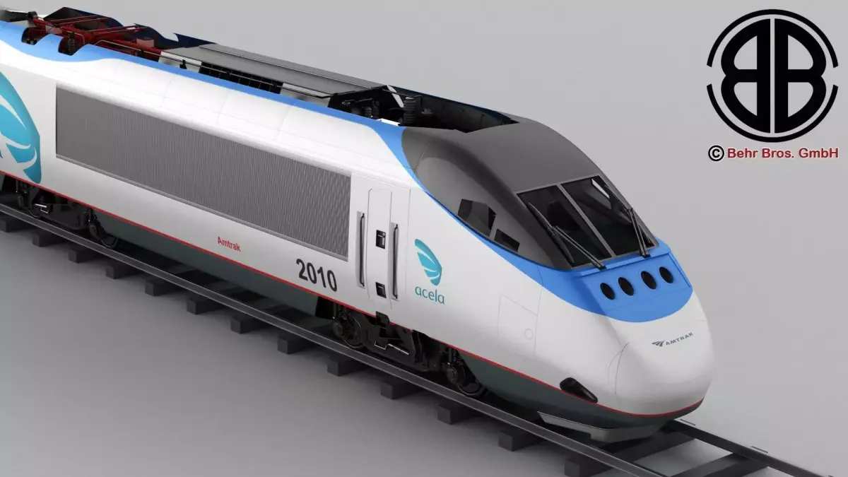 Acela Express 3D model