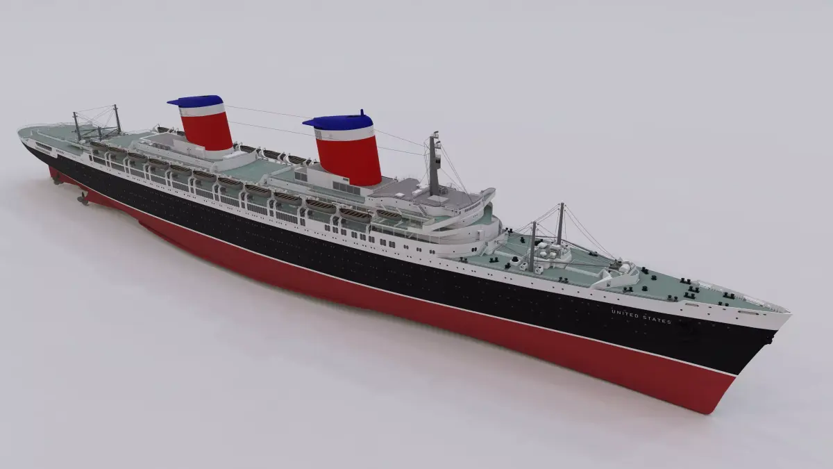 SS United States 3D model