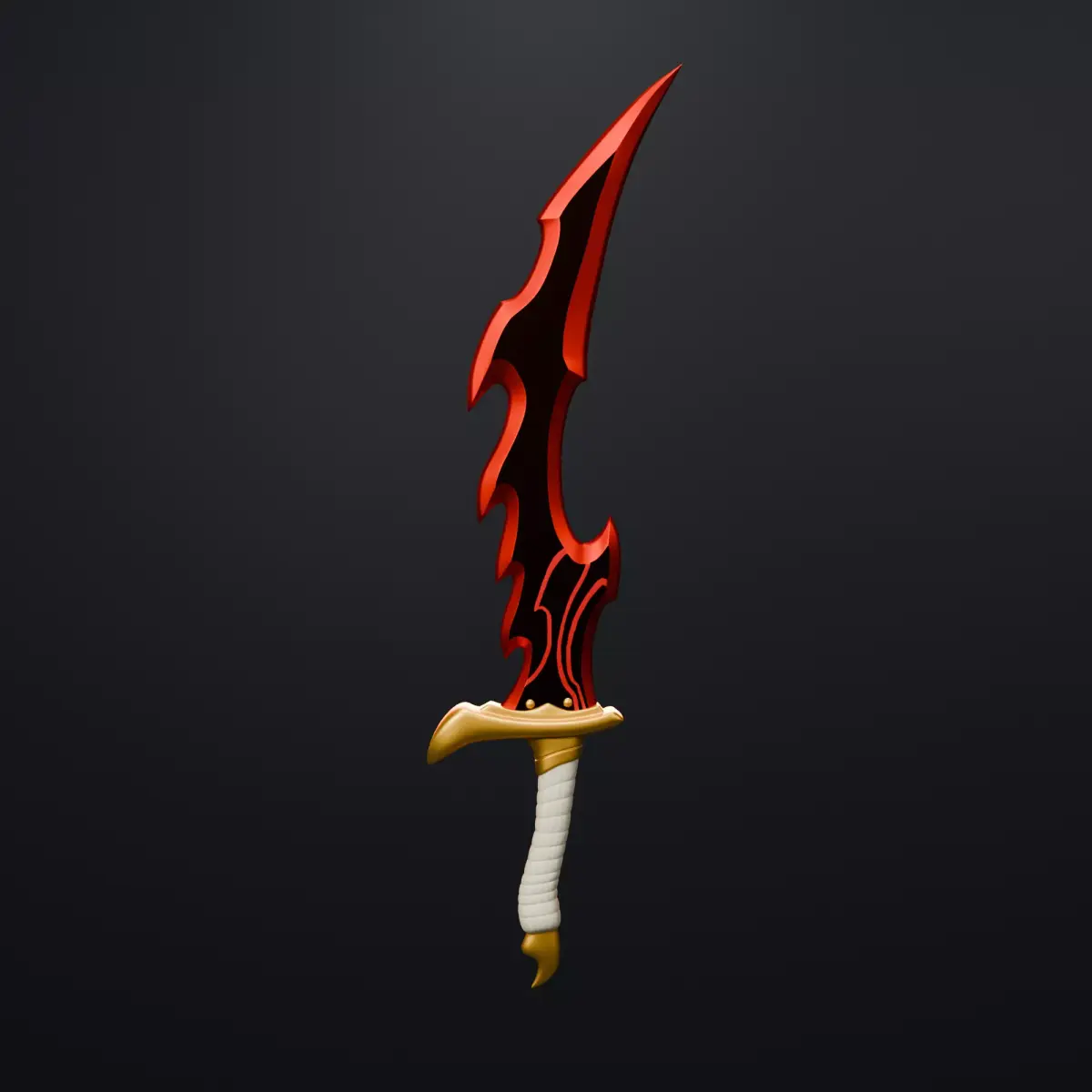 Knight Killer from Solo leveling  Low-poly 3D model