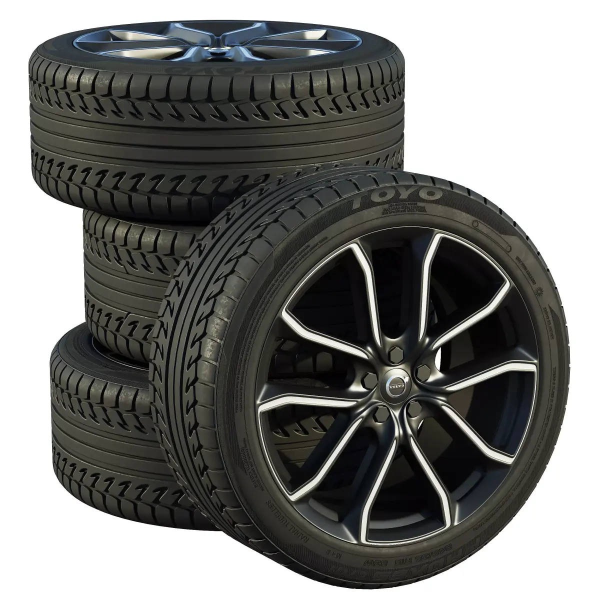 Volvo wheels 3D model