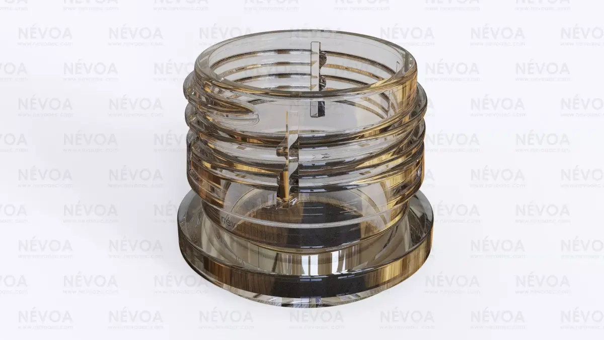 Neck finish - Alcoa 1716 - voluntary standard 28 mm CSD finish 3D model