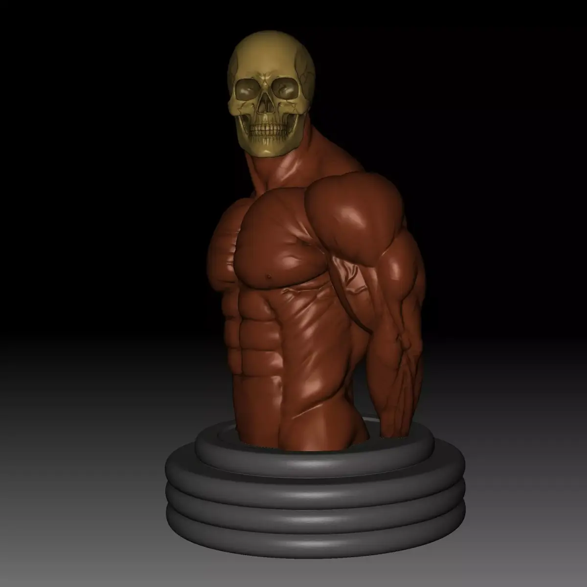 Side Triceps Pose 3D print model