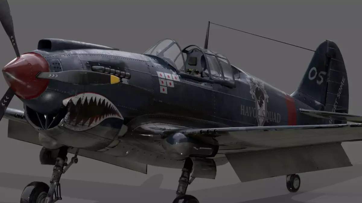 P40 WARHAWK 3D model
