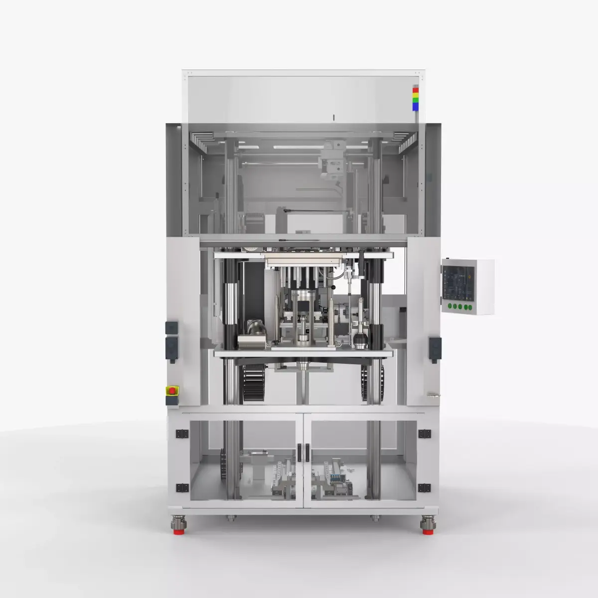 Automatic Motor Rotor and Stator Assembly Machine 3D model