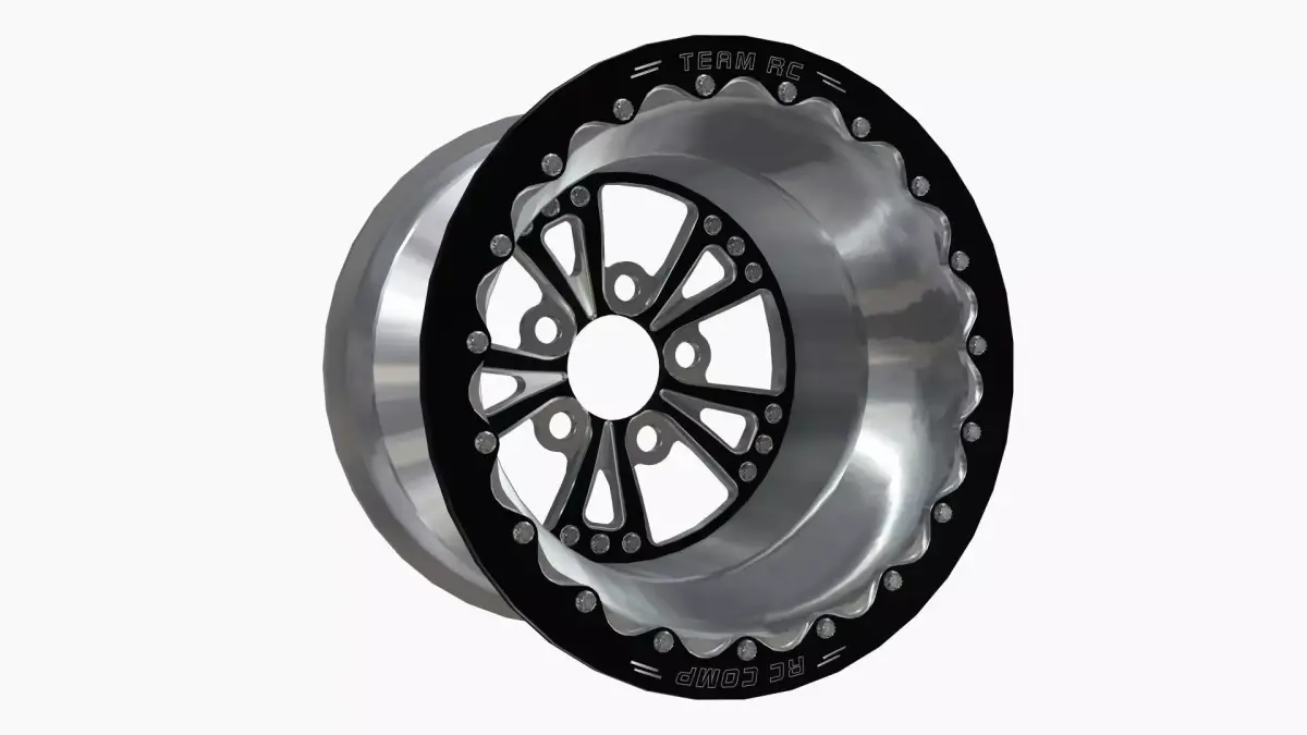 RC Components Torx Drag Rear Wheel Low-poly 3D model