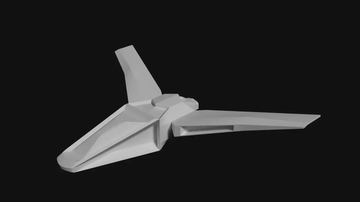 Spaceship GS1 3D model