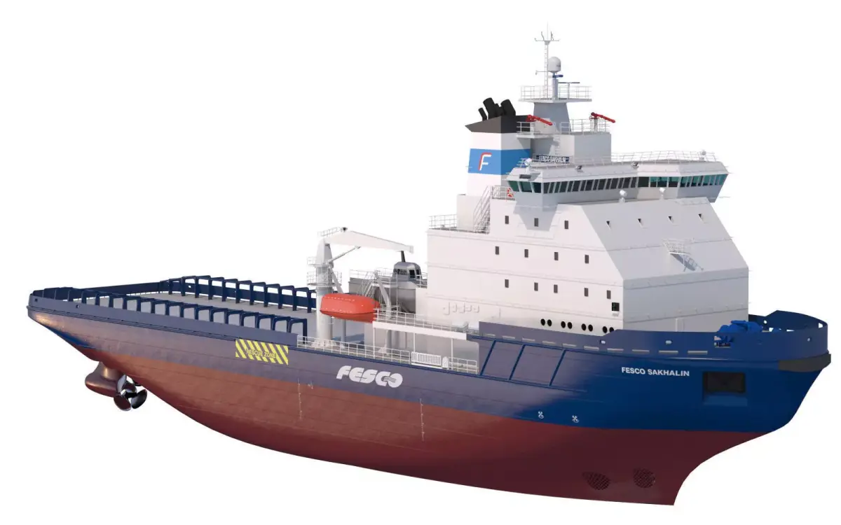 Icebreaker Fesco Sakhalin 3D model