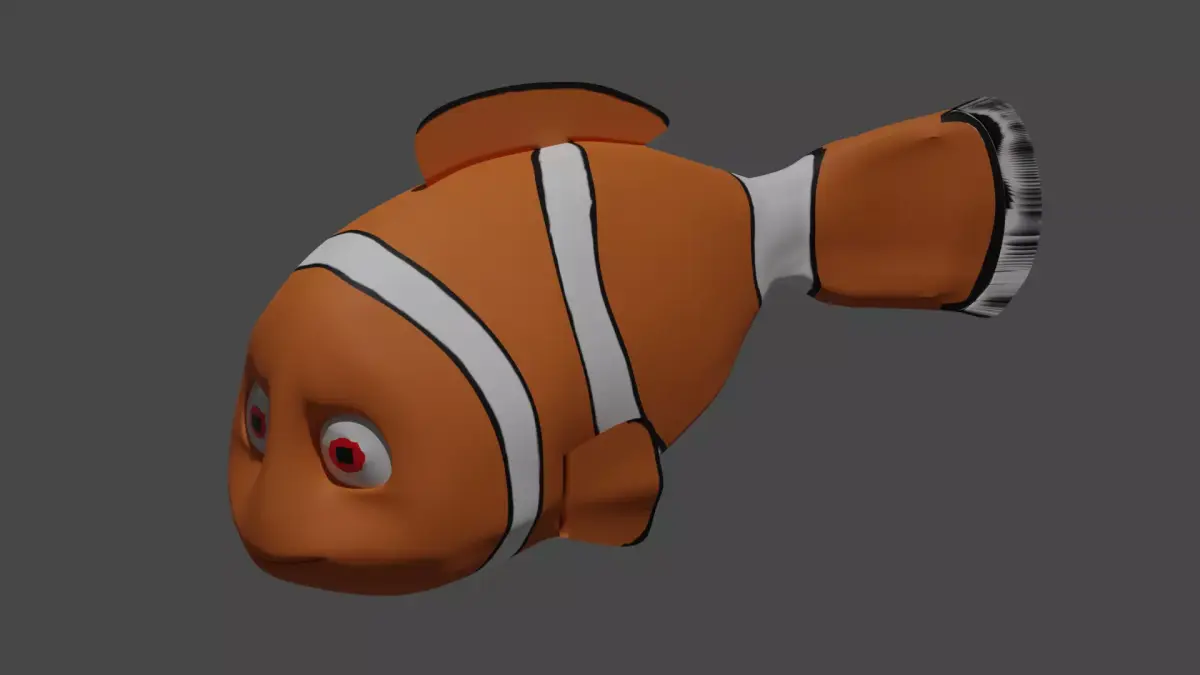 my version of nimo fish  3D model
