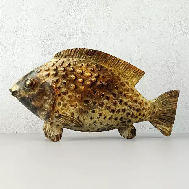 Bronze African Ashanti Akan Sculpture 3D model